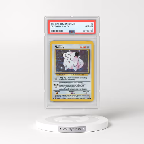 1999 Pokémon Game #5 Clefairy - Holo (PSA 8 NM-MT)