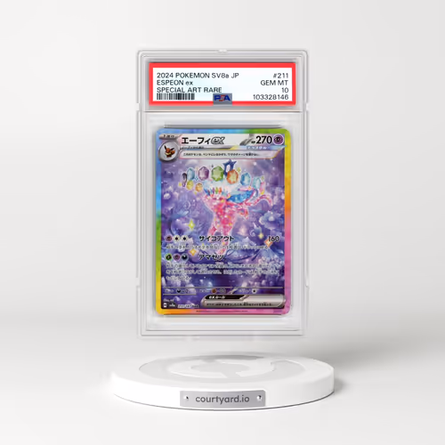 2024 Pokémon Sv8a-Terastal Fest EX #211 Espeon EX - Holo Special Art Rare (PSA 10 GEM MINT)
