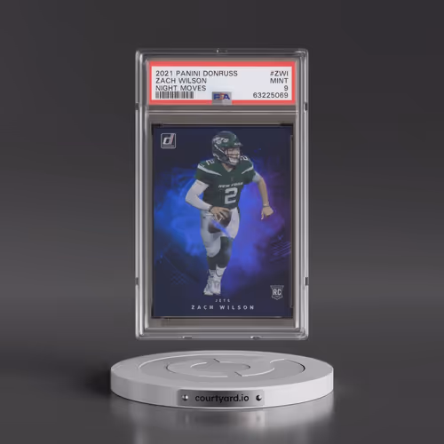 2021 Panini Donruss Night Moves #ZWI Zach Wilson (PSA 9 MINT)