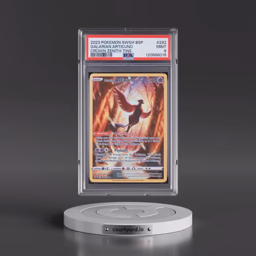 2023 Pokémon Swsh Black Star Promo #282 Galarian Articuno - Crown Zenith Tins (PSA 9 MINT)