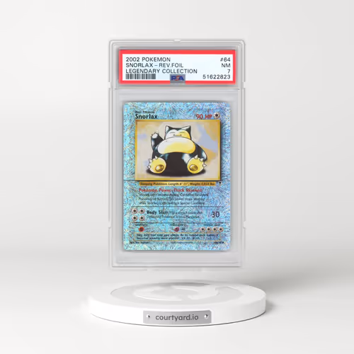 2002 Pokémon Legendary Collection #64 Snorlax - Reverse Foil (PSA 7 NM)