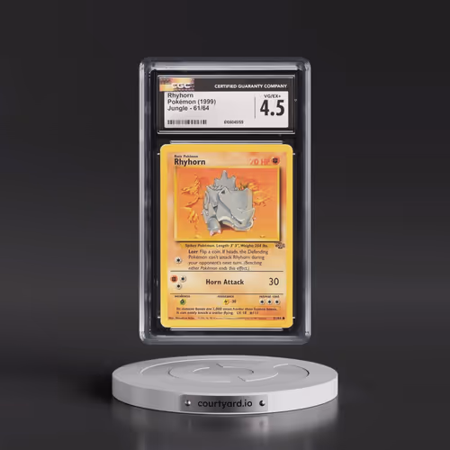 1999 Jungle #61/64 Rhyhorn (CGC 4.5 VG-EX+)