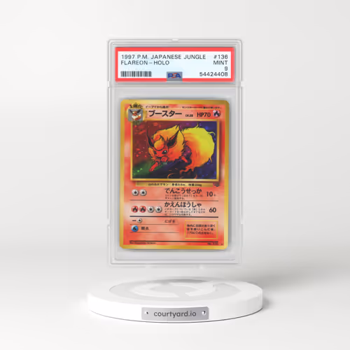 1997 Pokémon Jungle #136 Flareon - Holo (PSA 9 MINT)