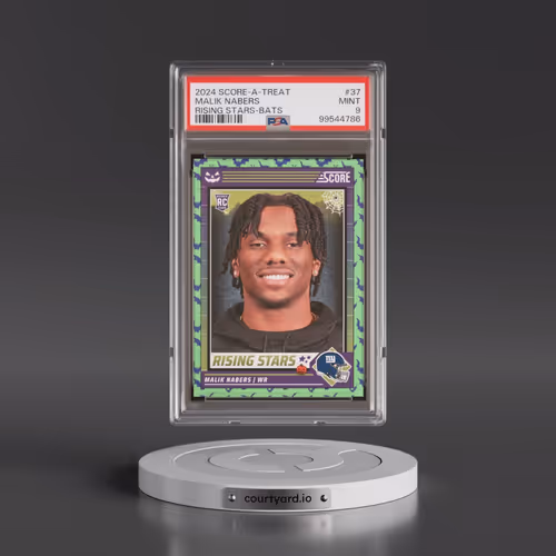 2024 Panini Score-A-Treat Rising Stars #37 Malik Nabers - Bats (PSA 9 MINT)