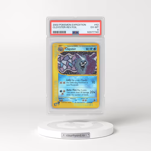 2002 Expedition #42 Cloyster - Holo (PSA 6 EX-MT)