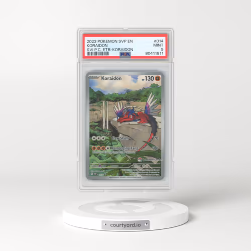 2023 Black Star Promos - Scarlet & Violet SVP EN #014 Koraidon - Scarlet & Violet Elite Trainer Box (PSA 9 MINT)
