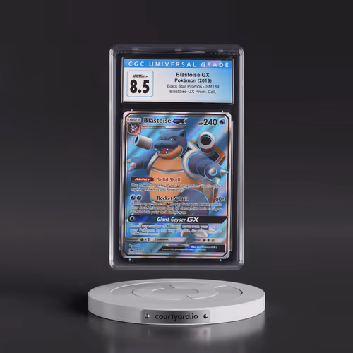2016 Black Star Promos - Sun & Moon #SM189 Blastoise GX - Holo Blastoise-GX Premium Collection (CGC