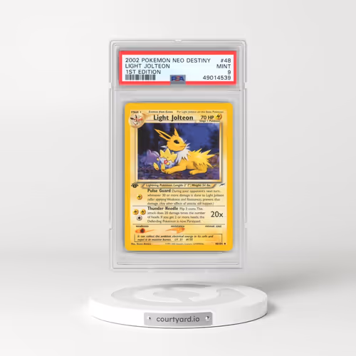 2002 Pokémon Neo Destiny #48 Light Jolteon - 1st Edition (PSA 9 MINT)