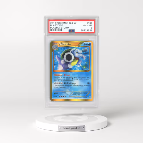 2013 Pokémon Black & White Plasma Storm #137 Blastoise (PSA 8 NM-MT)