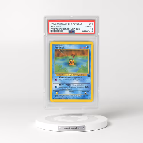 2000 Pokémon Promo Black Star #20 Psyduck - Pokemon League (PSA 10 GEM MINT)