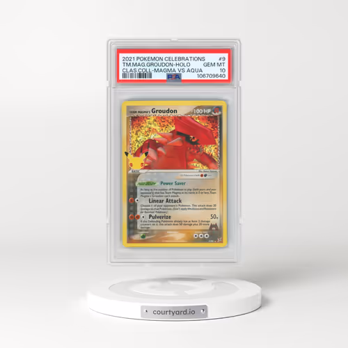2021 Pokémon Celebrations Classic Collection #9 Team Magma's Groudon - Holo (PSA 10 GEM MINT)