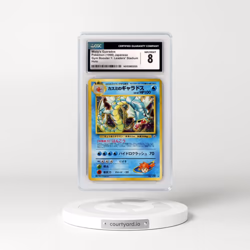 1998 Gym Booster 1: Leaders' Stadium #130 Misty's Gyarados - Holo (CGC 8 NM-MT)