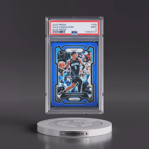 2023 Panini Prizm #100 Paolo Banchero - Blue Prizm (PSA 9 MINT)