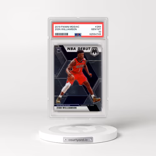 2019 Panini Mosaic #269 Zion Williamson (PSA 10 GEM MINT)
