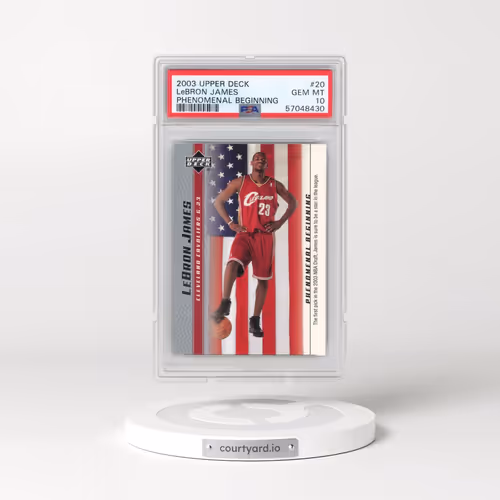 2003 Upper Deck Lebron James Phenomenal Beginnings #20 LeBron James (PSA 10 GEM MINT)