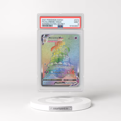 2021 Shining Fates #73 Alcremie VMAX - Full Art Holo (PSA 9 MINT)