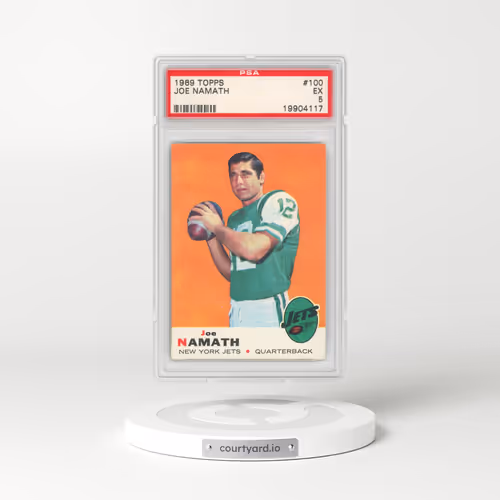 1969 Topps #100 Joe Namath (PSA 5 EX)