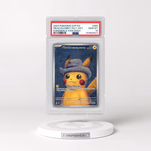 2023 Pokémon Svp EN-SV Black Star Promo #085 Pikachu With Grey Felt Hat - Pokemon X Van Gogh (PSA 10