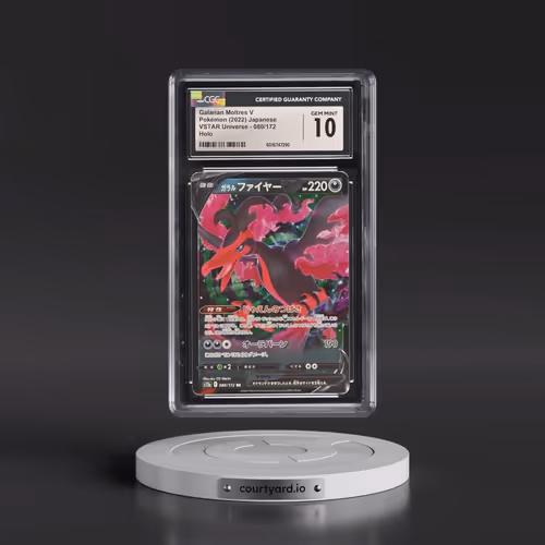2022 VSTAR Universe #080/172 Galarian Moltres V - Holo (CGC 10 GEM MINT)