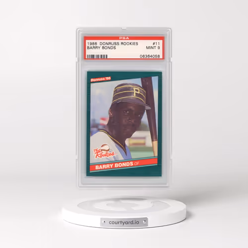 1986 Donruss Rookies #11 Barry Bonds (PSA 9 MINT)