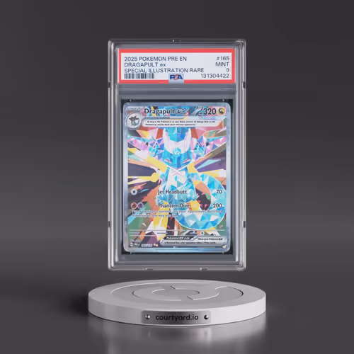 2025 Pokémon Pre EN-Prismatic Evolutions #165 Dragapult EX - Holo Special Illustration Rare (PSA 9 M