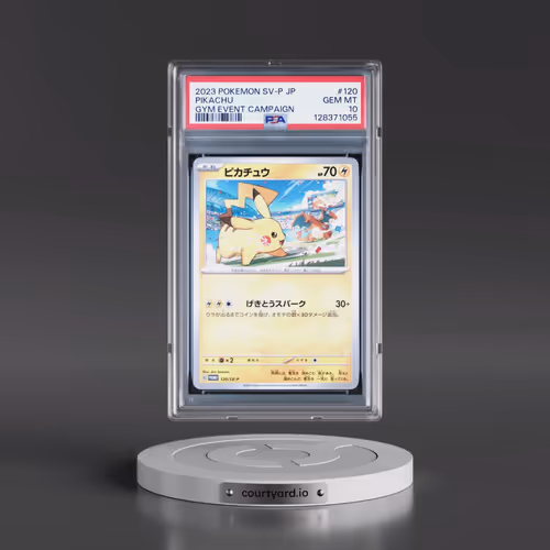 2023 Pokémon SV-P Promo #120 Pikachu - Gym Event Campaign (PSA 10 GEM MINT)