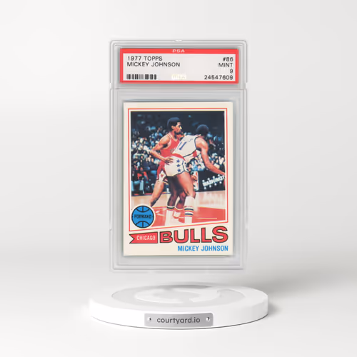 1977 Topps #86 Mickey Johnson (PSA 9 MINT)