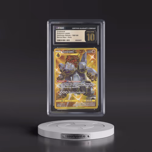 2020 Darkness Ablaze #198/189 Coalossal - Secret Rare Holo (CGC 10 PRISTINE)
