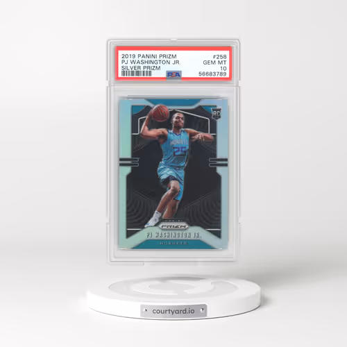 2019 Panini Prizm #258 PJ Washington Jr. - Silver Prizm (PSA 10 GEM MINT)