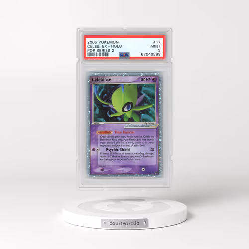 2005 Pokémon Pop Series 2 #17 Celebi EX - Holo Holo (PSA 9 MINT)