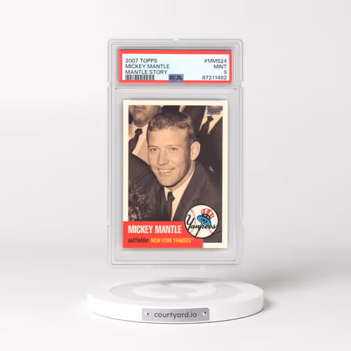 2007 Topps Mantle Story #MMS24 Mickey Mantle (PSA 9 MINT)