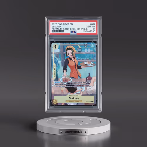 2025 One Piece Premium Card Collection -Best Selection Vol.3 #012 Makino (PSA 10 GEM MINT)