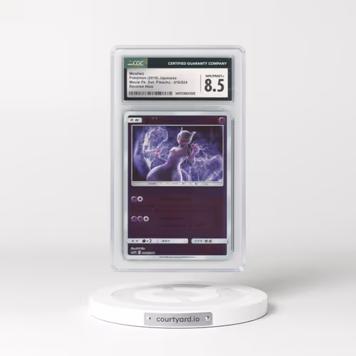 2019 Movie Pack Detective Pikachu #016/024 Mewtwo - Reverse Holo (CGC 8.5 NM-MT+)