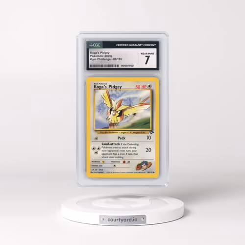 2000 Gym Challenge #80/132 Koga's Pidgey (CGC 7 NM)