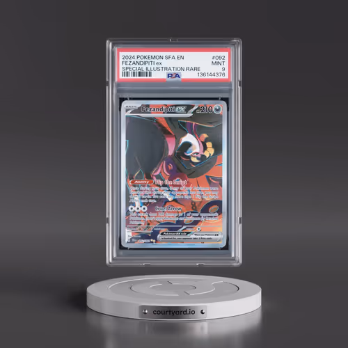2024 Pokémon Sfa EN-Shrouded Fable #092 Fezandipiti EX - Holo Special Illustration Rare (PSA 9 MINT)