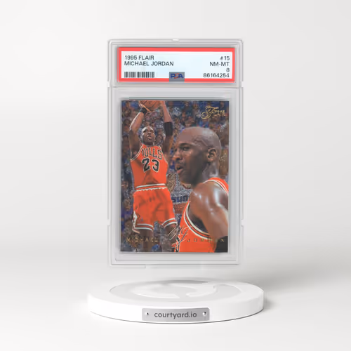 1995 Flair #15 Michael Jordan (PSA 8 NM-MT)