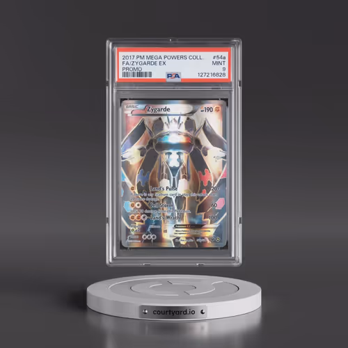 2017 Pokémon Mega Powers Collection Promo #54a Zygarde EX - Holo Full Art (PSA 9 MINT)