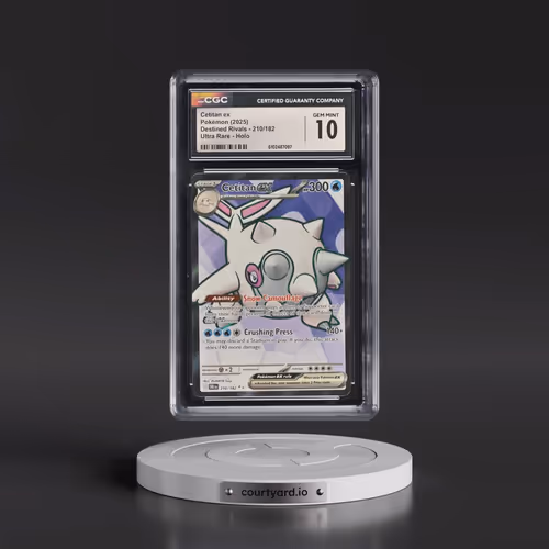 2025 Pokémon Dri EN-Destined Rivals #210 Cetitan EX - Holo Ultra Rare (CGC 10 GEM MINT)