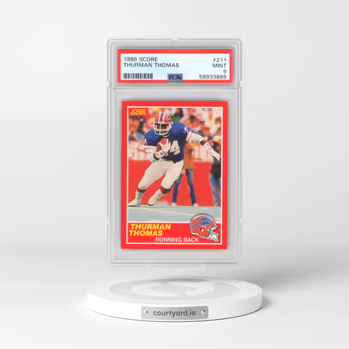 1989 Score #211 Thurman Thomas (PSA 9 MINT)