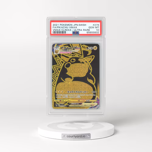 2021 Pokémon Sword & Shield Vmax Climax #279 Pikachu Vmax - Full Art Ultra Rare (PSA 10 GEM MINT)