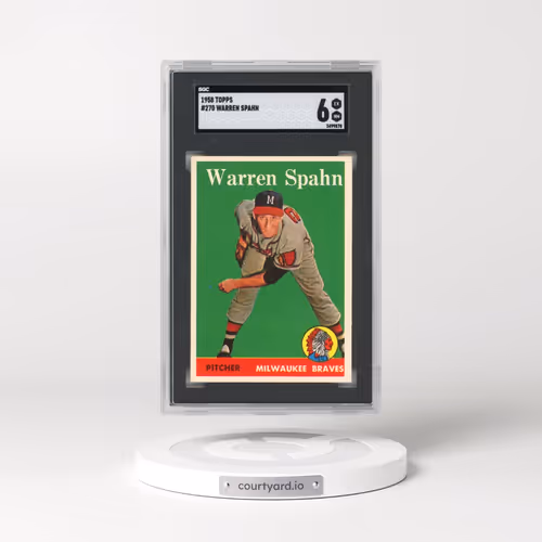 1958 Topps #270 Warren Spahn (SGC 6 EX-MT)