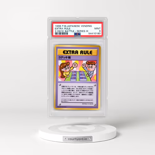 1998 Pokémon Vending Extra Rule - 3 Deck Battle-Series III (PSA 9 MINT)