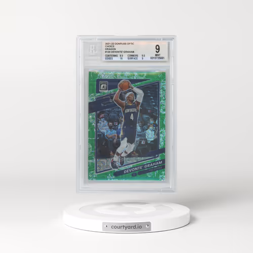 2021 Donruss Optic Choice Dragon #120 Devonte' Graham (BGS 9 MINT)