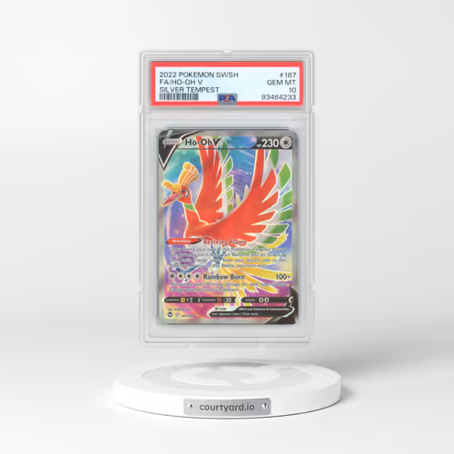 2022 Silver Tempest #187 Ho-Oh V - Holo (PSA 10 GEM MINT)