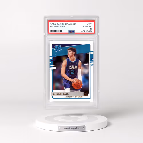 2020 Panini Donruss #202 LaMelo Ball (PSA 10 GEM MINT)
