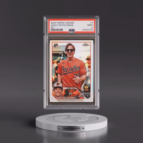 2023 Topps Chrome #1 Adley Rutschman - SP (PSA 9 MINT)