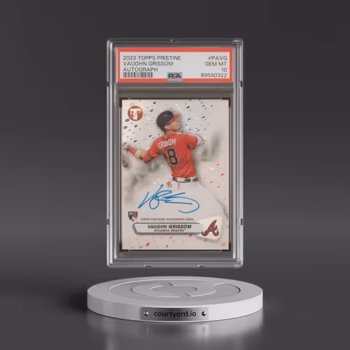 2023 Topps Pristine Pristine Autograph #PAVG Vaughn Grissom (PSA 10 GEM MINT)