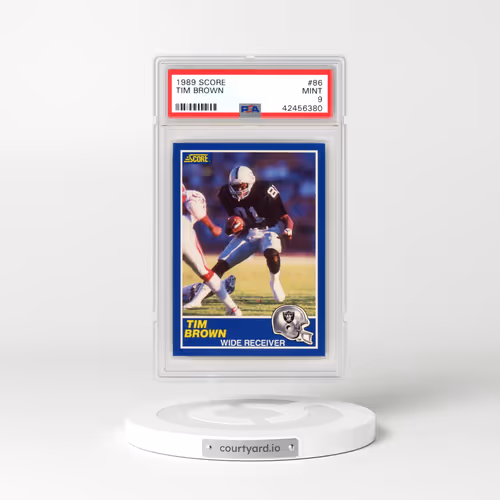 1989 Score #86 Tim Brown (PSA 9 MINT)