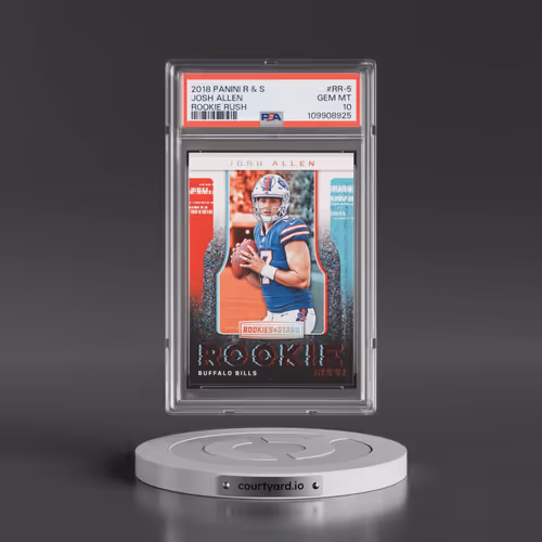 2018 Panini Rookies & Stars Rookie Rush #RR-5 Josh Allen (PSA 10 GEM MINT)