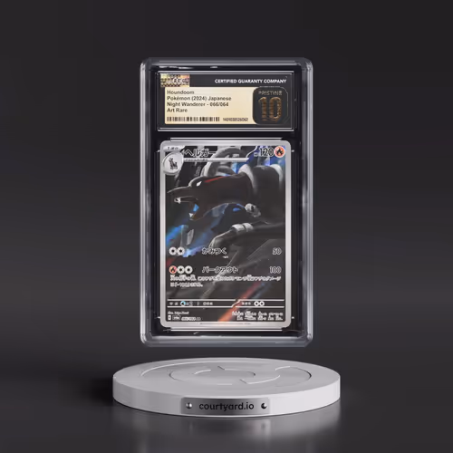 2024 Night Wanderer #066/064 Houndoom - Art Rare (CGC 10 PRISTINE)